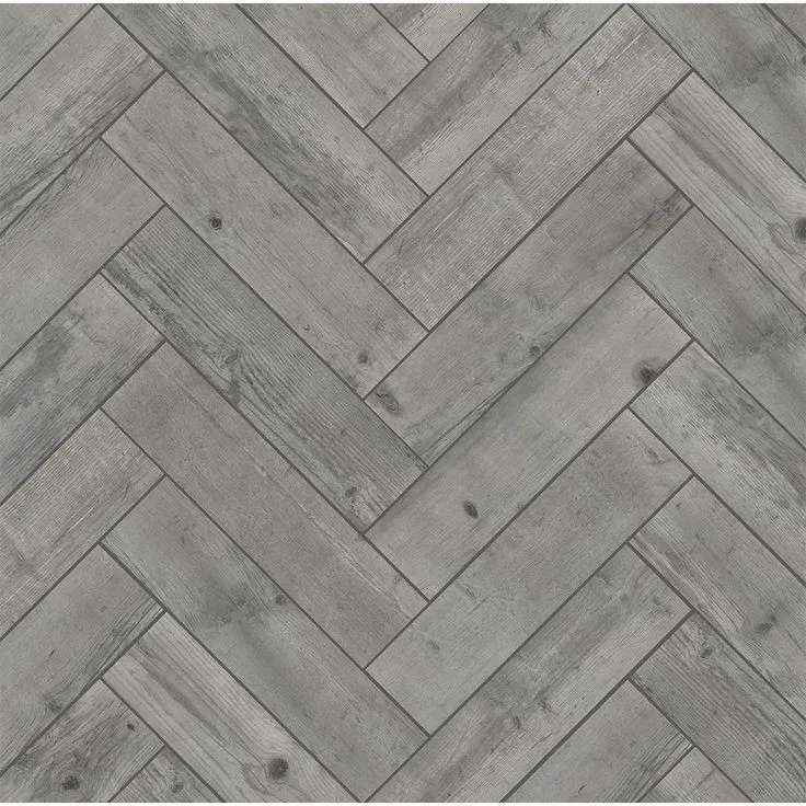 Florida Tile Home Collection Timber Grey 6 in. x 24 in. Porcelain Floor and Wall Tile (14 sq. ft. / case), photo 4 of 8