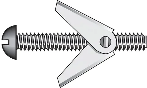 1/4 × 5 in Steel Toggle Bolts (50-Pack)