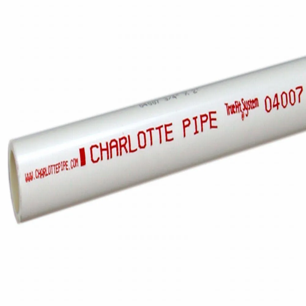 Charlotte Pipe 4 in. x 2 ft. PVC DWV Sch. 40 Pipe, photo 2 of 3