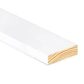 (Common: 1 × 4 in x 8-ft; Actual: 0.7187 in × 3.5 in × 8 ft) Primed Pine Board