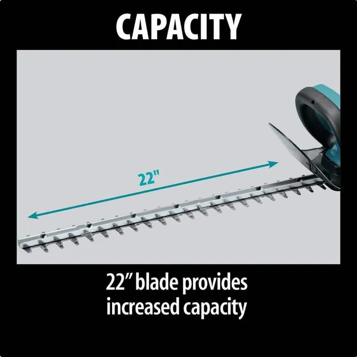 Makita 22 in. 18-Volt LXT Lithium-Ion Cordless Hedge Trimmer Kit with (1) Battery 4.0Ah and Charger, photo 5 of 8