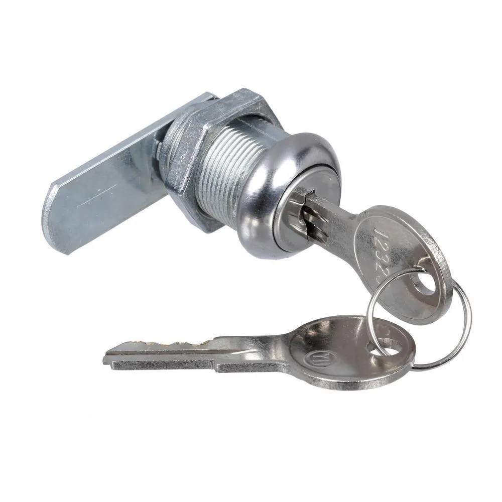 9/16 in., Diecast and Steel, Stainless Steel finish, Drawer and Cabinet lock, photo 3 of 5
