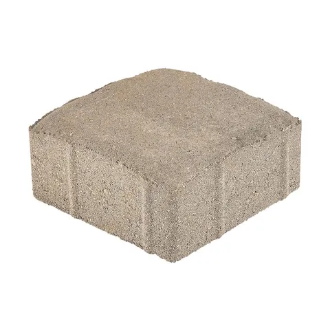 Plaza 5.5 in long · 5.5 in wide · 2.25 in high Square 3-Tone Brown Blend Concrete Paver
