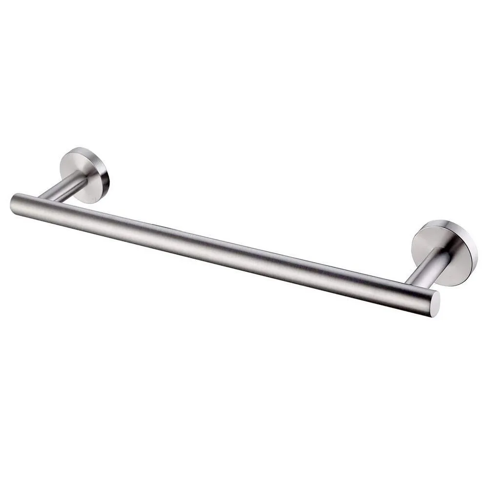 ruiling 24 in. Wall Mount Towel Bar in Stainless Steel Polished Chrome, photo 8 of 9