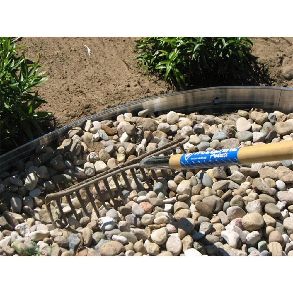ProFlex 24 ft. x 4 in. Brown Aluminum Landscape Edging Project Kit (4 - 6 ft. pieces), photo 2 of 9