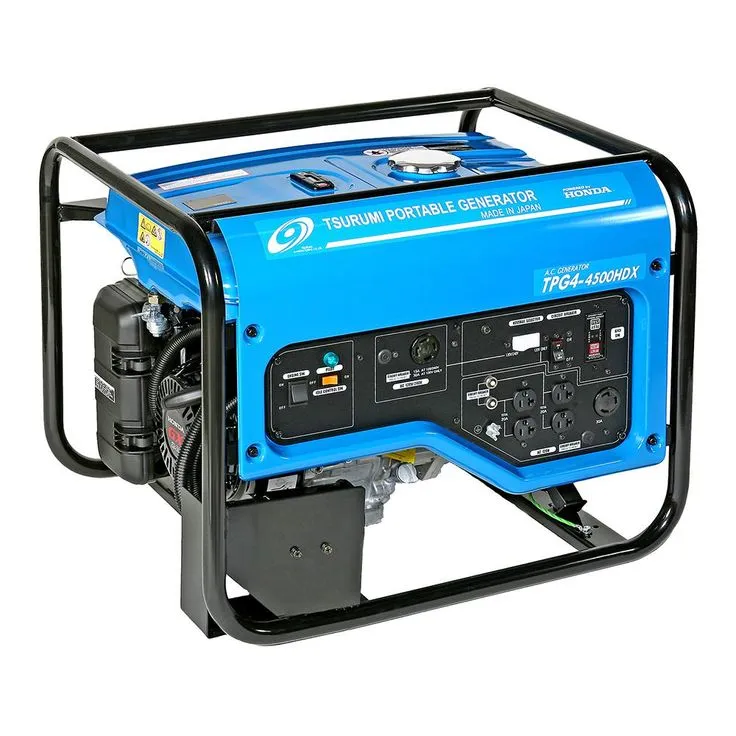 TSURUMI PUMP 3,600 Watt Gasoline Powered Portable Blue Generator with GFCI Protection and Honda GX240 Engine, photo 4 of 4