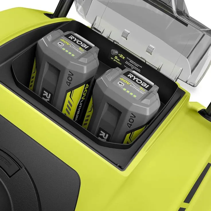 RYOBI 21 in. 40-Volt Brushless Cordless Electric Snow Blower with Two 5.0 Ah Batteries and Charger Included, photo 3 of 8