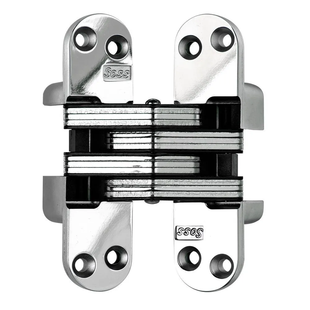 1-1/8 in. x 4-5/8 in. Satin Brass Invisible Hinge, photo 12 of 14
