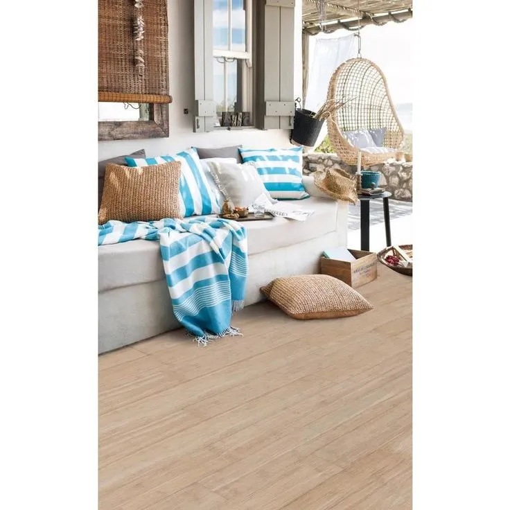 Style Selections 5.12-in Ivory White Bamboo Wirebrushed Engineered Hardwood Flooring (20.49-sq ft), photo 6 of 6