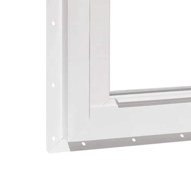 RELIABILT 150 Series New Construction 23-1/2-in x 35-1/2-in x 3-1/4-in Jamb White Vinyl Low-e Argon Single Hung Window with Grids Half Screen Included, photo 6 of 7