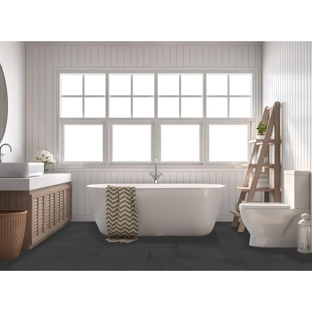 Florida Tile Home Collection Galactic Slate 12 in. x 24 in. Porcelain Floor and Wall Tile (13.62 sq. ft/ case), photo 4 of 4