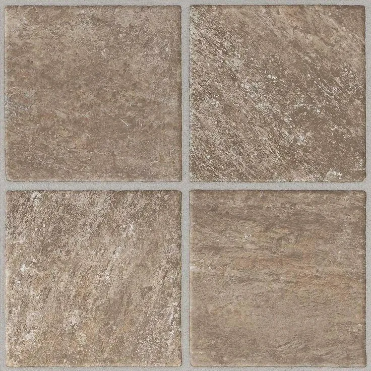 TrafficMaster Dark Grey Slate 12 in. x 12 in. Peel and Stick Vinyl Tile (30 sq. ft. / case), photo 2 of 3