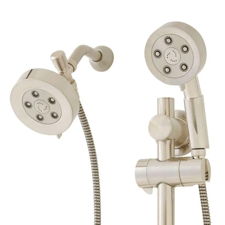 Speakman 3-spray 4.75 in. Dual Shower Head and Handheld Shower Head in Polished Chrome, photo 2 of 2
