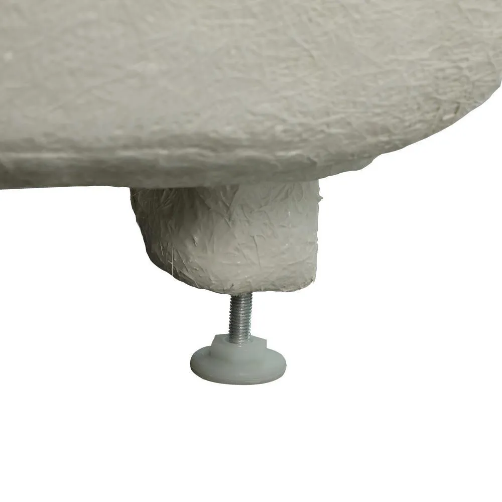 CASAINC 59.76 in. Left-Hand Acrylic Center Drain Rectangular Alcove Bathtub in White, photo 6 of 8