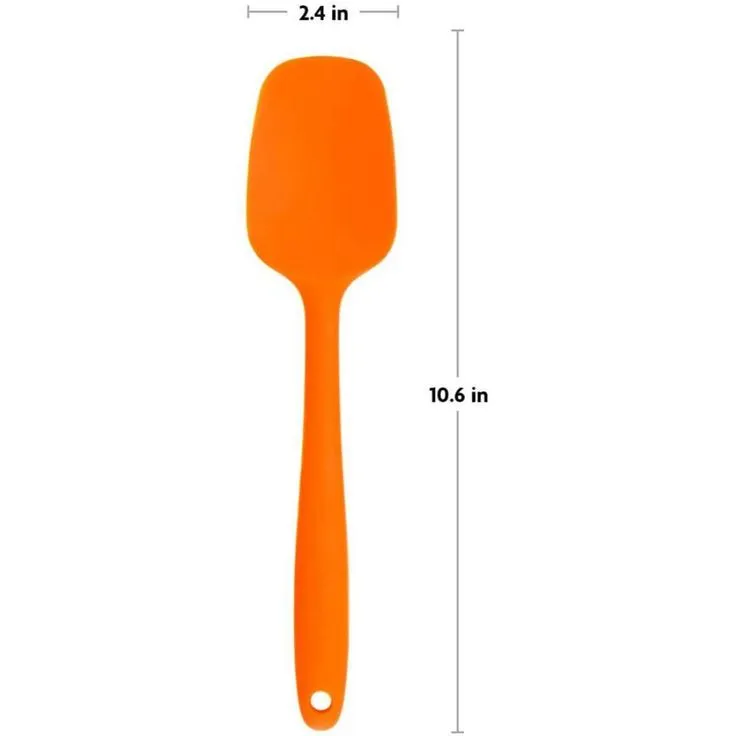 Premium Silicone BPA-Free Spatula, Stainless Steel Core, 500°F Heat-Resistant, Non-Stick, Dishwasher Safe (SP2001O), photo 6 of 7