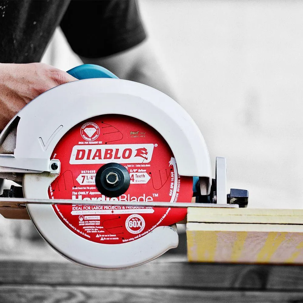 7-1/4 in. x 4-Teeth Polycrystalline Diamond (PCD) Tipped James Hardie/Fiber Cement Saw Blade, photo 7 of 16