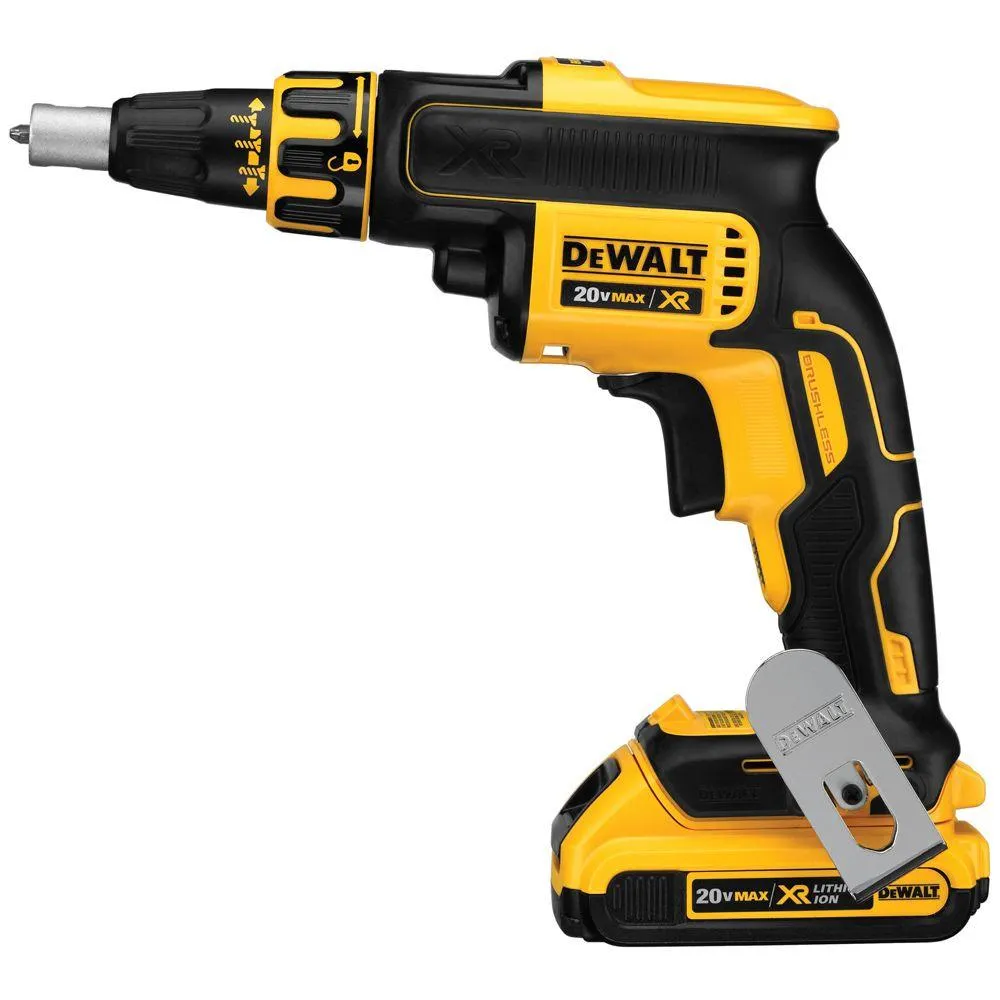 DEWALT 20-Volt MAX XR Lithium-Ion Cordless Drywall Screwgun/Cut-out Tool Combo Kit (2-Tool) with (2) Batteries 2Ah and Charger, photo 5 of 10