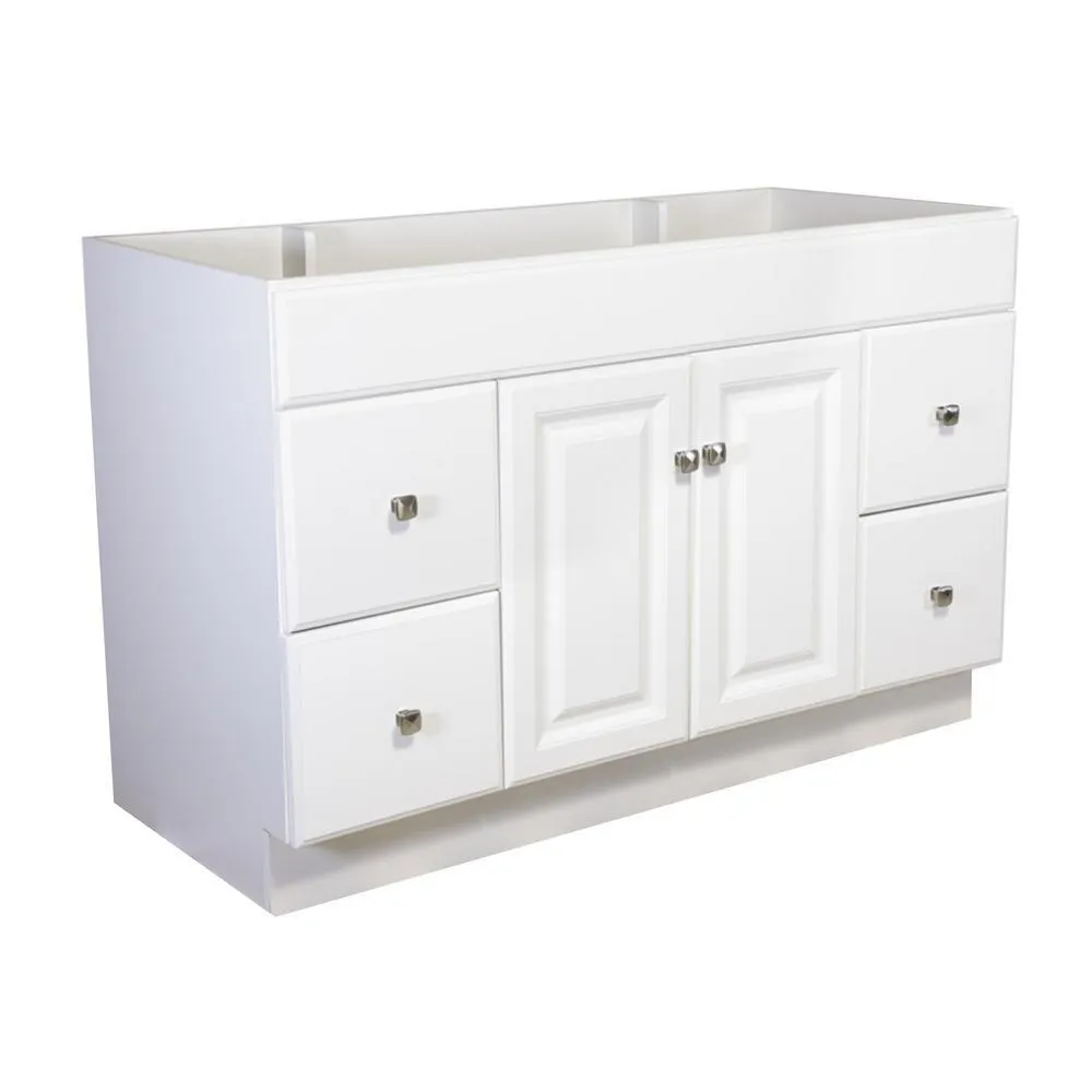 Wyndham 48 in. W x 21 in. D Ready to Assemble Bath Vanity Cabinet Only in Espresso, photo 24 of 29