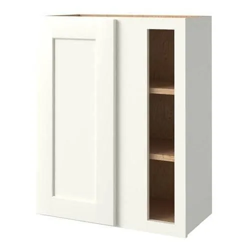 allen + roth Aveley 24.5-in W x 30.125-in H x 12-in D Linen Maple Blind Corner Wall Semi-Custom Cabinet, photo 3 of 5