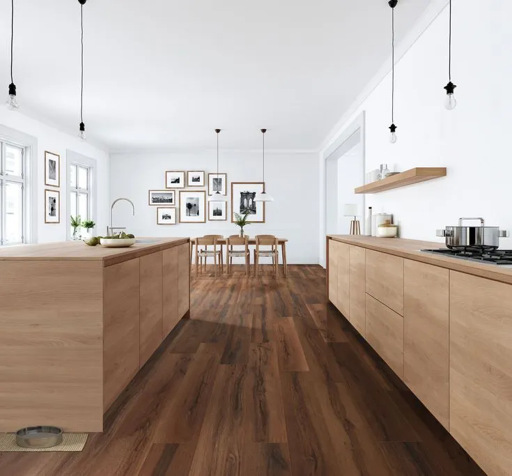 CALI Longboards Island Maple 20-mil x 9-in W x 70-4/5-in L Waterproof Interlocking Luxury Vinyl Plank Flooring, photo 4 of 9