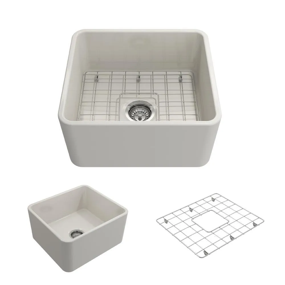 Classico Farmhouse Apron Front Fireclay 30 in. Single Bowl Kitchen Sink with Bottom Grid and Strainer in White, photo 21 of 33