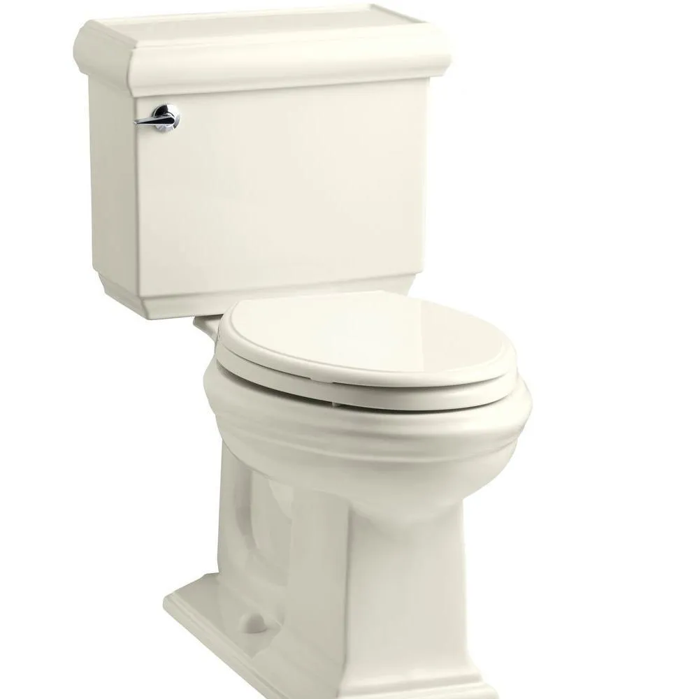 Memoirs Classic 2-piece 1.28 GPF Single Flush Elongated Toilet with AquaPiston Flush Technology in Almond, photo 8 of 13