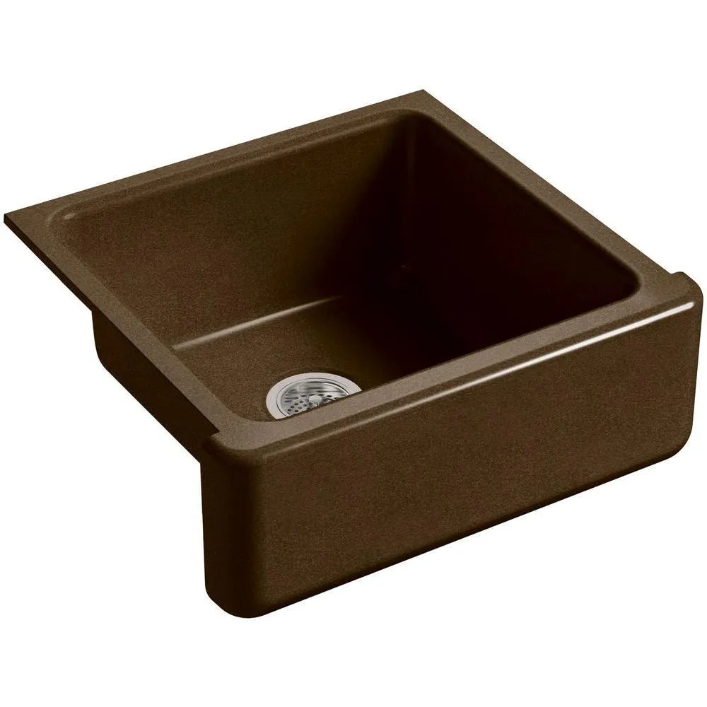 Whitehaven Undermount Farmhouse Apron Front Cast Iron 36 in. Single Bowl Kitchen Sink in White, photo 14 of 16