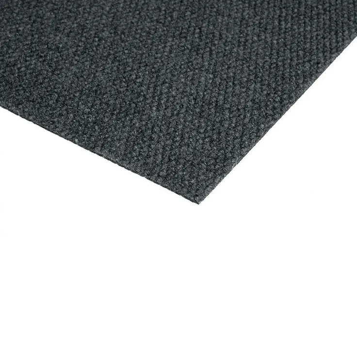 Foss Peel and Stick Hobnail Gunmetal Texture 18 in. x 18 in. Residential Carpet Tile (16 Tiles/Case), photo 2 of 11