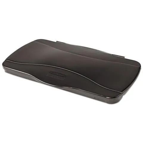 Black Plastic Kitchen Trash Can Lid