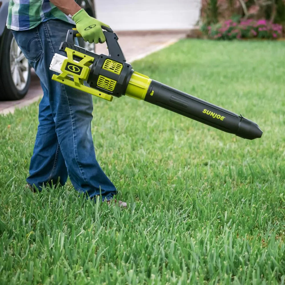 Sun Joe 140 MPH 560 CFM 48-Volt Cordless Brushless Turbine Jet Blower Kit with 2 x 2.0 Ah Batteries and Dual Charger, photo 3 of 12