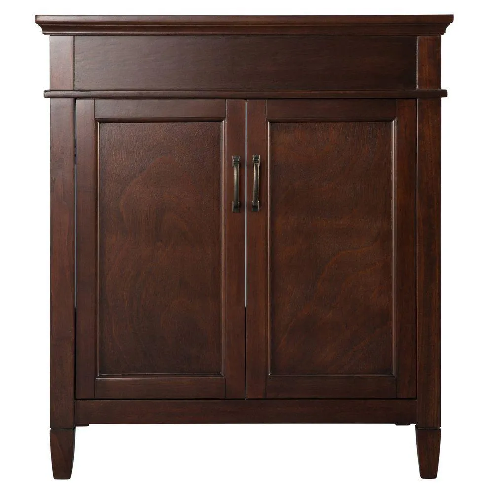 Ashburn 48 in. W Bath Vanity Cabinet Only in Mahogany, photo 18 of 26