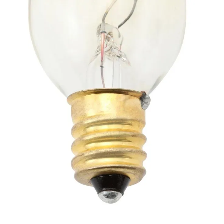 Titan Lighting Ogden Collection 40-Watt Incandescent T6 Candelabra Filament Light Bulb - Vintage Style Light Bulb, photo 2 of 3