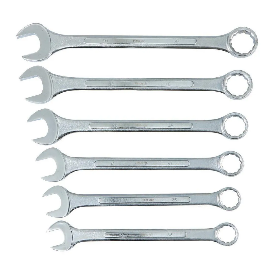 Pittsburgh Metric Jumbo Combination Wrench Set, 6 Pc., photo 2 of 2