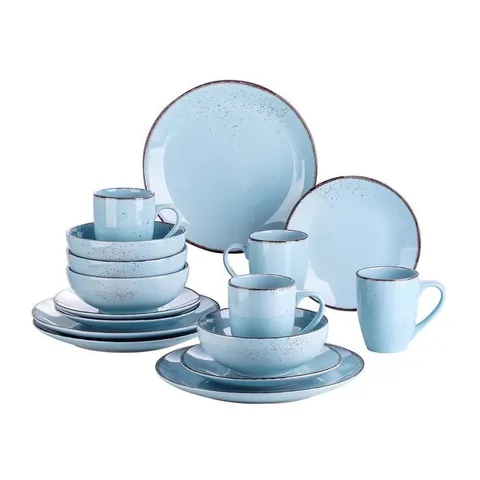 Modern Light Blue Porcelain Dinnerware Sets