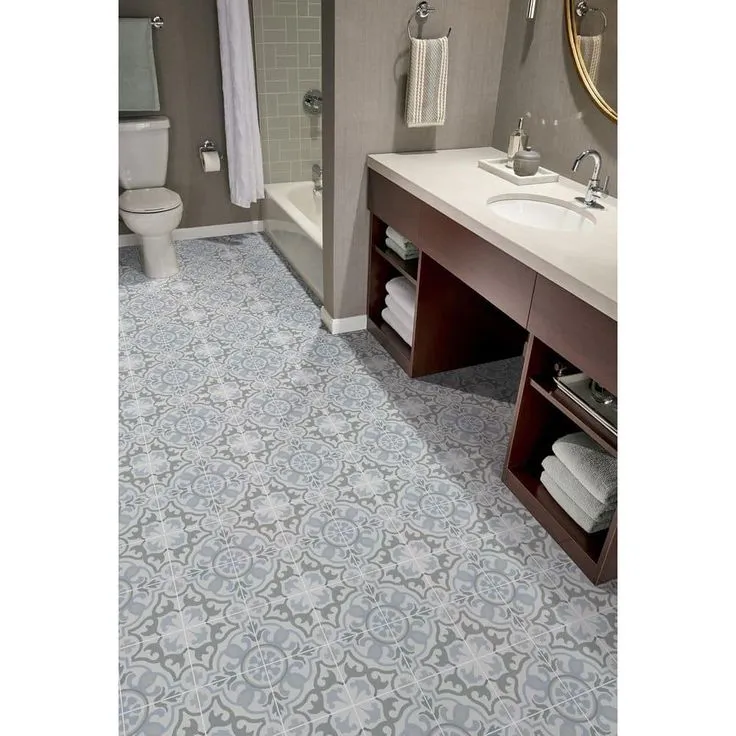 MSI Blume Encaustic 8 in. x 8 in. Matte Porcelain Floor and Wall Tile (5.33 sq. ft. / case), photo 2 of 8