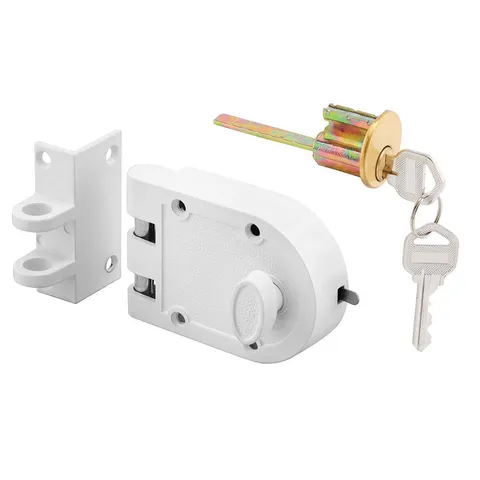 Diecast Brass, Night Latch and Locking Cylinder