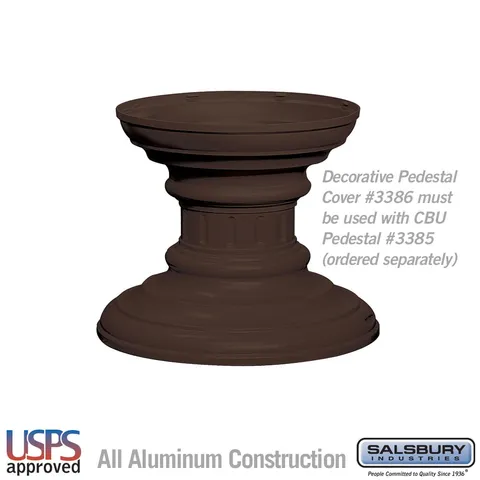 Salsbury Regency Decorative Pedestal Cover – Short