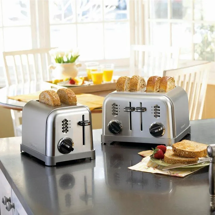 Classic Series 2-Slice Copper Stainless Wide Slot Toaster with Crumb Tray, photo 3 of 6