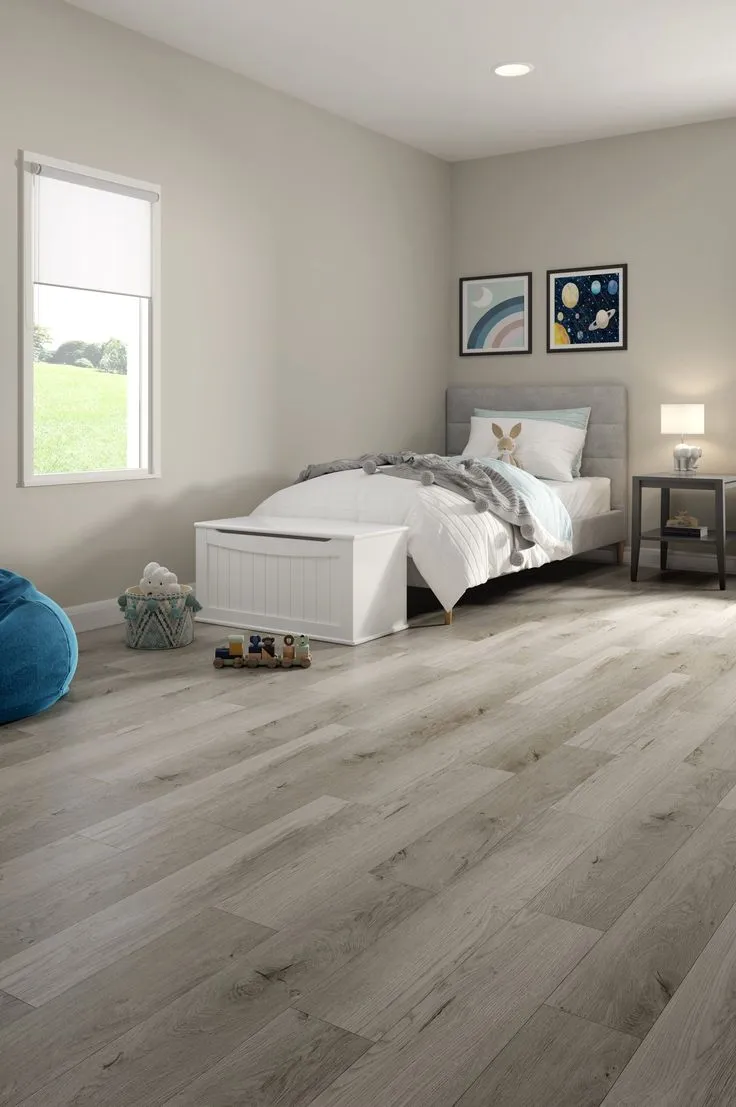 Style Selections Tanglewood Birch 3-mil x 6-in W x 36-in L Water Resistant Peel and Stick Luxury Vinyl Plank Flooring, photo 2 of 8