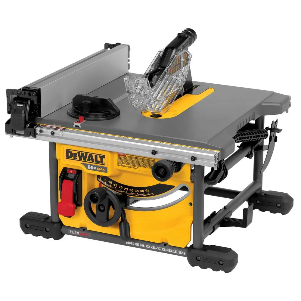 FLEXVOLT 60-Volt MAX Lithium-Ion Cordless Brushless 8-1/4 in. Table Saw Kit w/ Battery 2Ah, Charger and Bonus Battery, photo 8 of 13