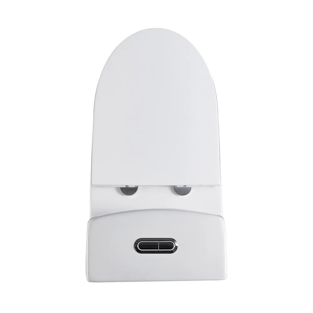 Boyel Living 0.8 GPF/1.28 GPF Dual Square Shape Flush Elongated Toilet Square Only in White, photo 5 of 5