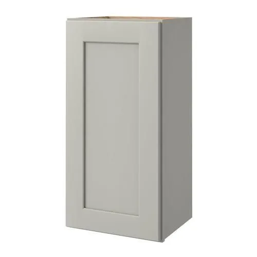 allen + roth Stonewall 15-in W x 36.125-in H x 12-in D Stone Maple Door Wall Semi-Custom Cabinet, photo 4 of 5