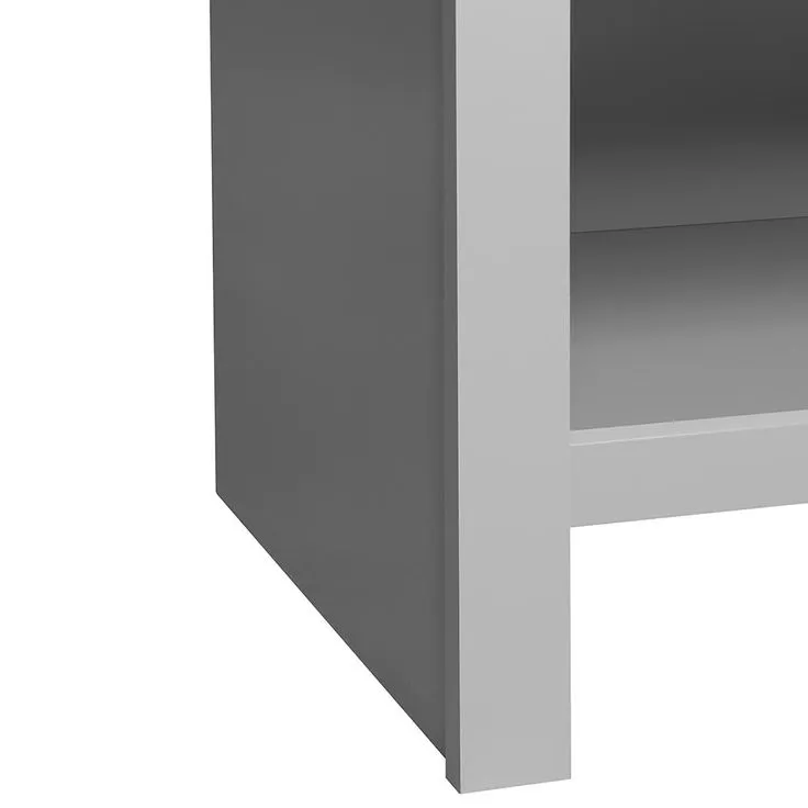 Spa 18-1/2 in. W Bath Vanity in Dove Gray with Cultured Marble Vanity Top in White with White Sink, photo 10 of 11