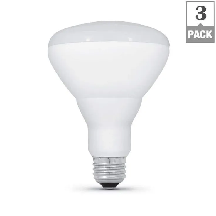 Feit Electric 65-Watt Equivalent BR30 Dimmable CEC Title 24 Compliant LED ENERGY STAR 90+ CRI Flood Light Bulb Bright White (3-Pack), photo 7 of 8