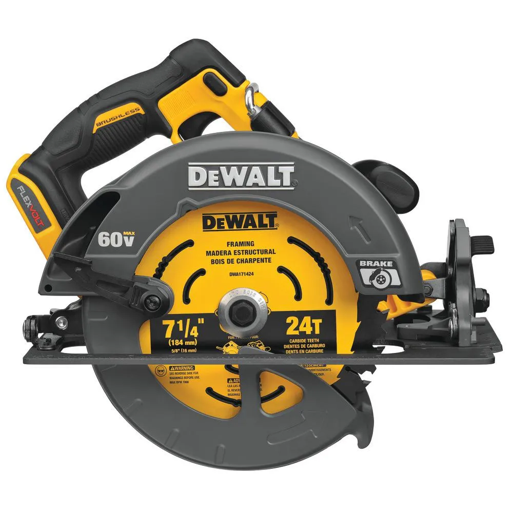 DEWALT FLEXVOLT 60-Volt MAX 7-1/4 in. Cordless Brushless Circular Saw (Tool-Only), photo 5 of 7