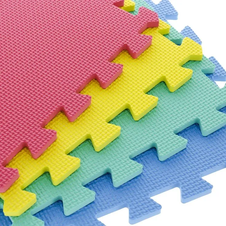 Foam Mat Floor Tiles, Interlocking EVA Foam Padding by Stalwart – Soft Flooring for Exercising, Yoga, Camping, Kids, Babies, Playroom – 8 Piece Set, photo 6 of 6
