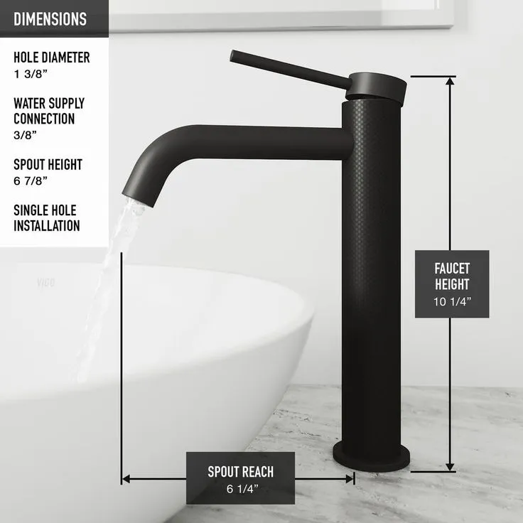 VIGO Onyx Vessel Sink in Gray with Faucet in Matte Black, photo 2 of 10