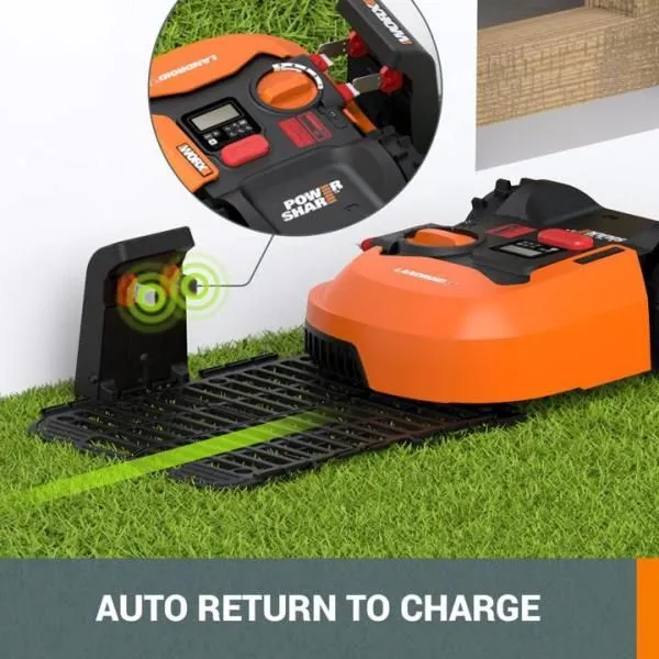 Worx Power Share 20-Volt 9 in. Robotic Landroid Mower, Brushless Wheel Motors, Wifi Plus Phone App with GPS Module Included, photo 2 of 11