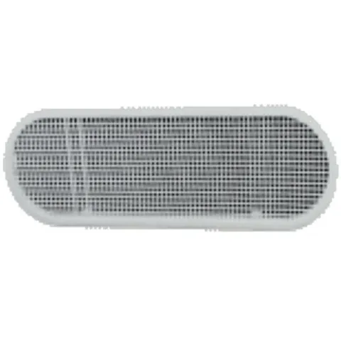 MasterFlow EAP Plastic Soffit/Undereave Vent, White, 12 × 4 in