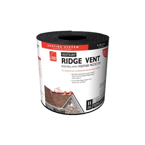 VentSure Rigid Roll Ridge Vent, 11 in × 20 ft